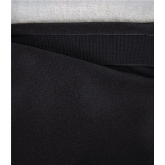 Women's Satin High Waist Hidden Elasticized Waistband Flared Casual A Line Midi - Picture 3 of 7